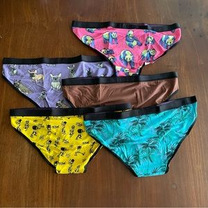 MeUndies Medium Bikini Brand-New Set of 5